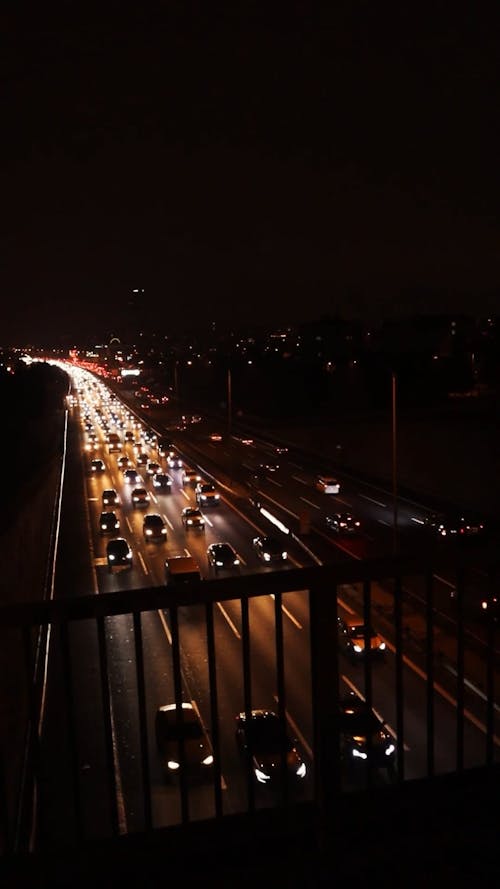 Highway Traffic at Night Free Stock Video Footage, Royalty-Free 4K & HD ...