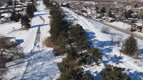 Street Covered with Snow