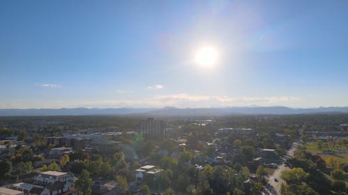 Sunset in The mountains