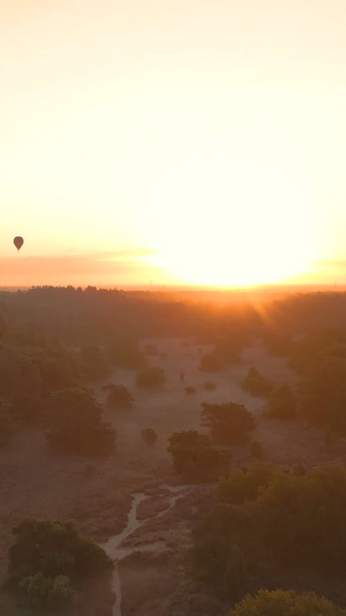 Hot Air Balloon Ride during Sunset