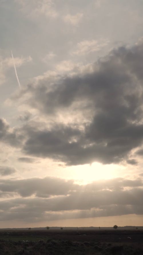 Timelapse Footage of Cloudy Sky