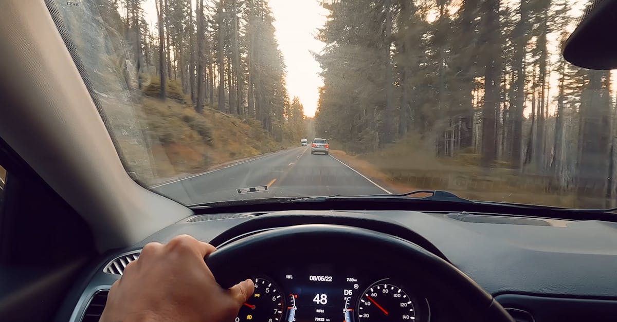 Point of View of a Car Driving along the Road Free Stock Video Footage ...