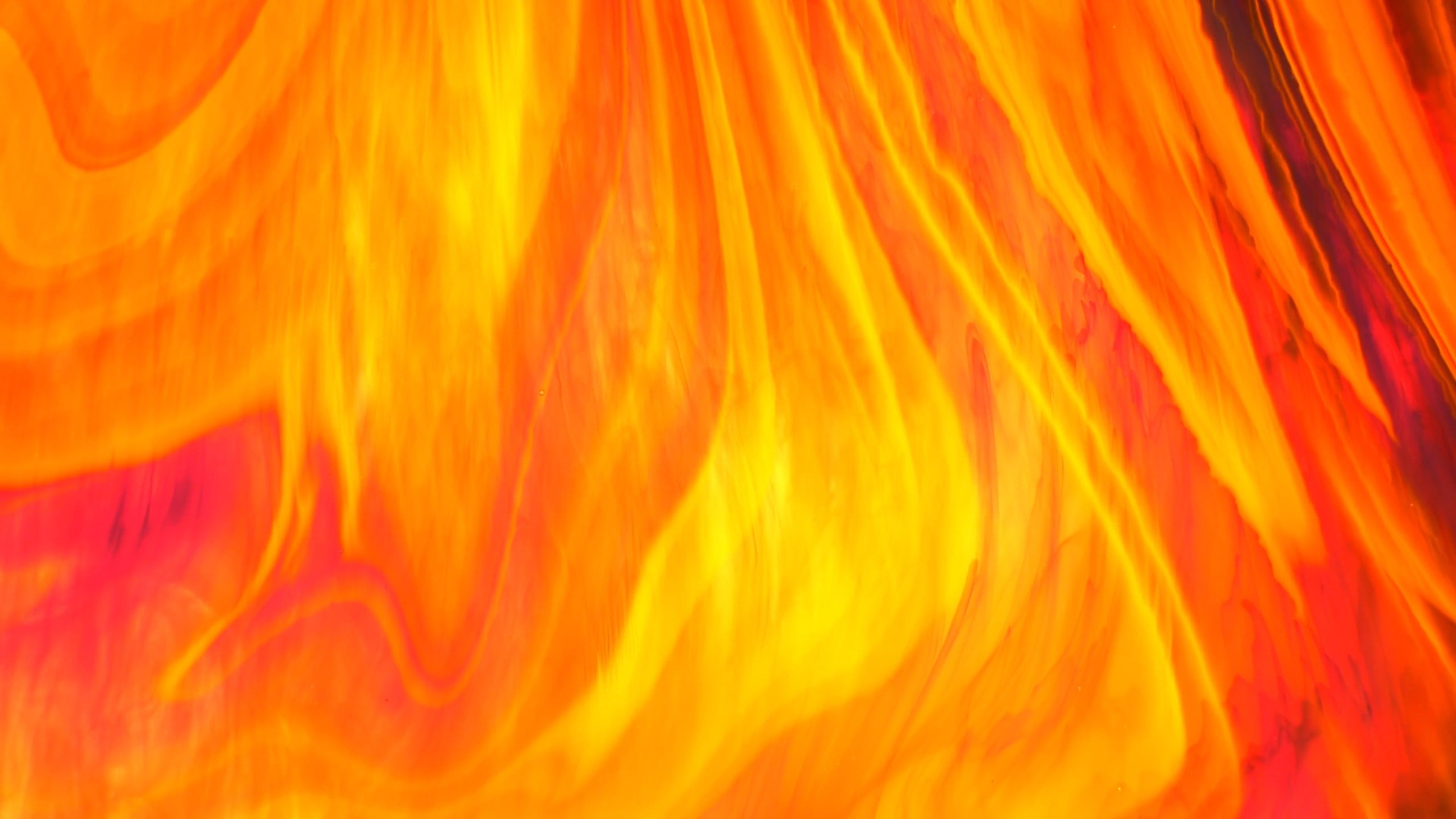 Close up of Red and Yellow Paint Mixing in Slow Motion Free Stock Video ...