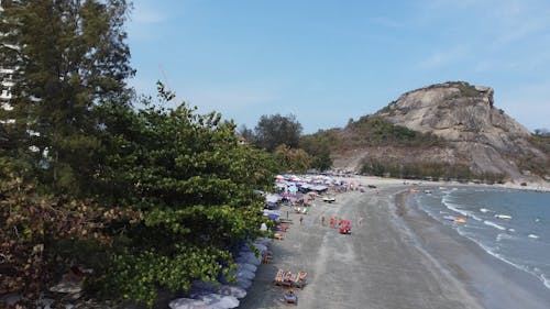 Drone Footage of a Beach Resort in Thailand 