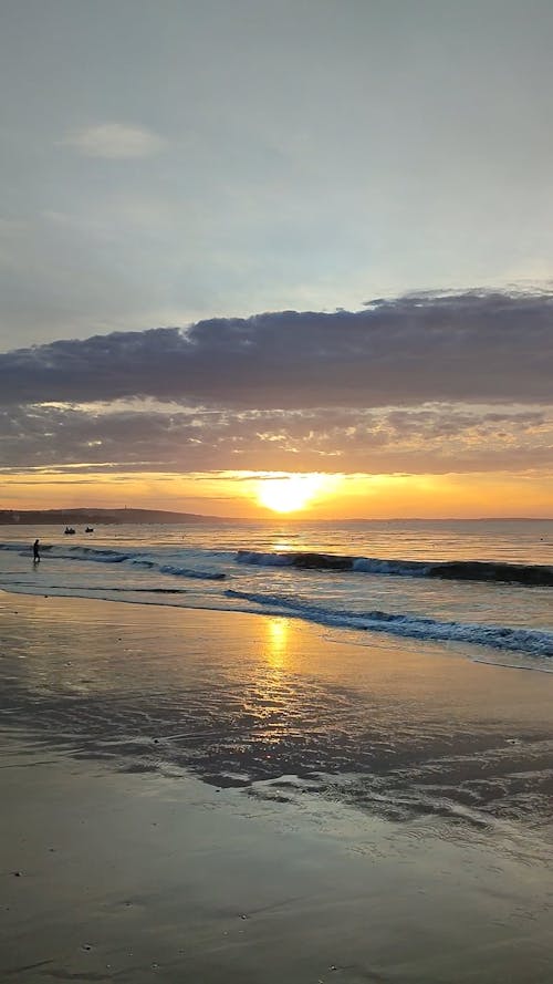 A Sunset at the Beach