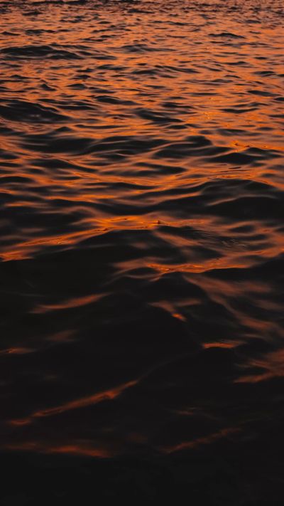 Mustafa Çimen's ocean waves sunset video