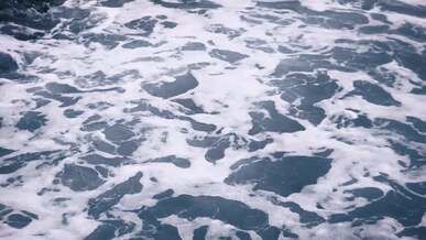 a close up view of the ocean with waves