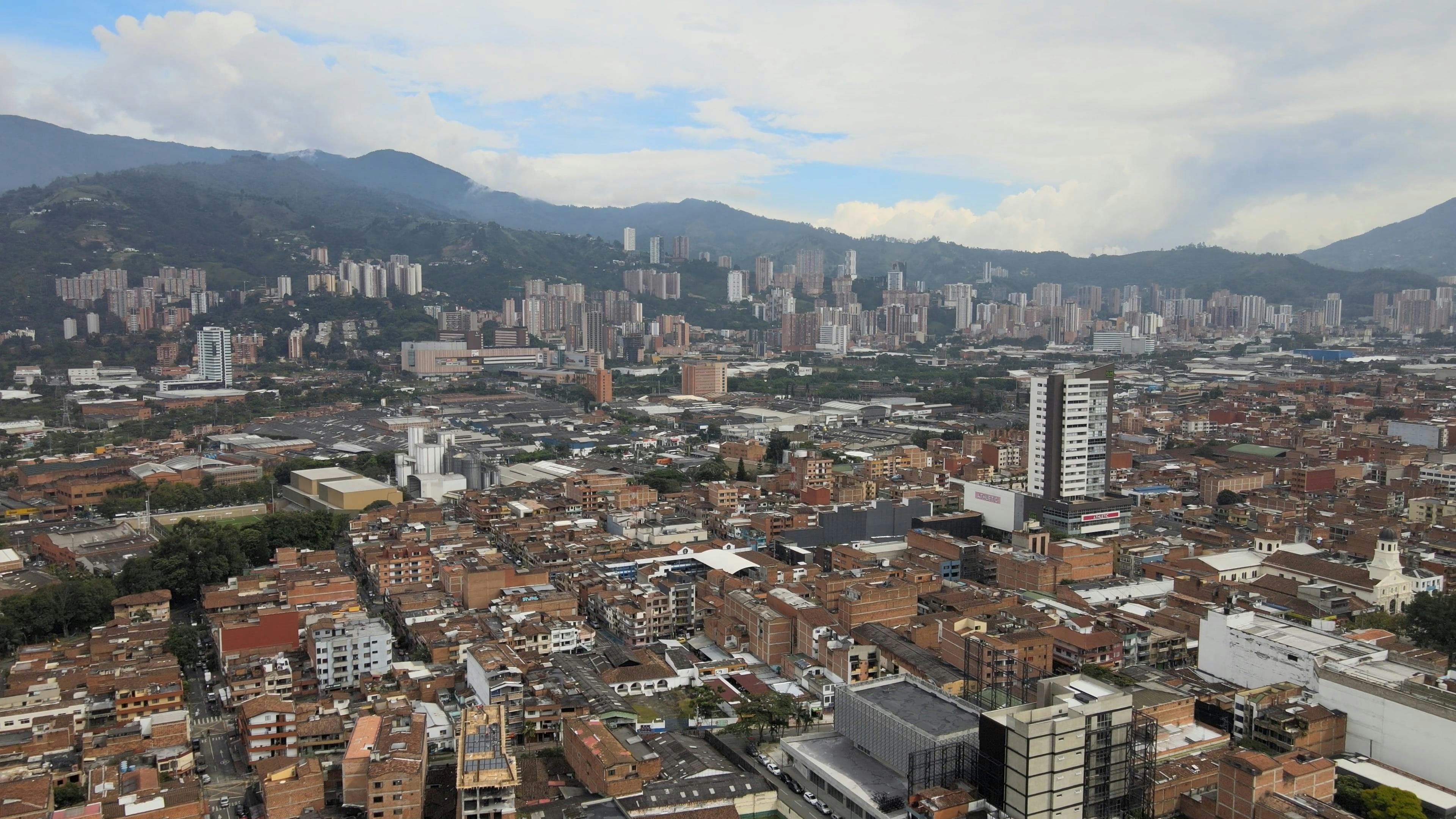 Dron Itagui - Medellin - Colombia Free Stock Video Footage, Royalty-Free 4K  & HD Video Clip