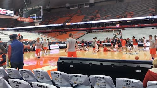 Basketball Players Having Their Practice