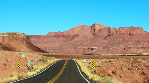 4K POV Driving Shot On Arizona Desert Road