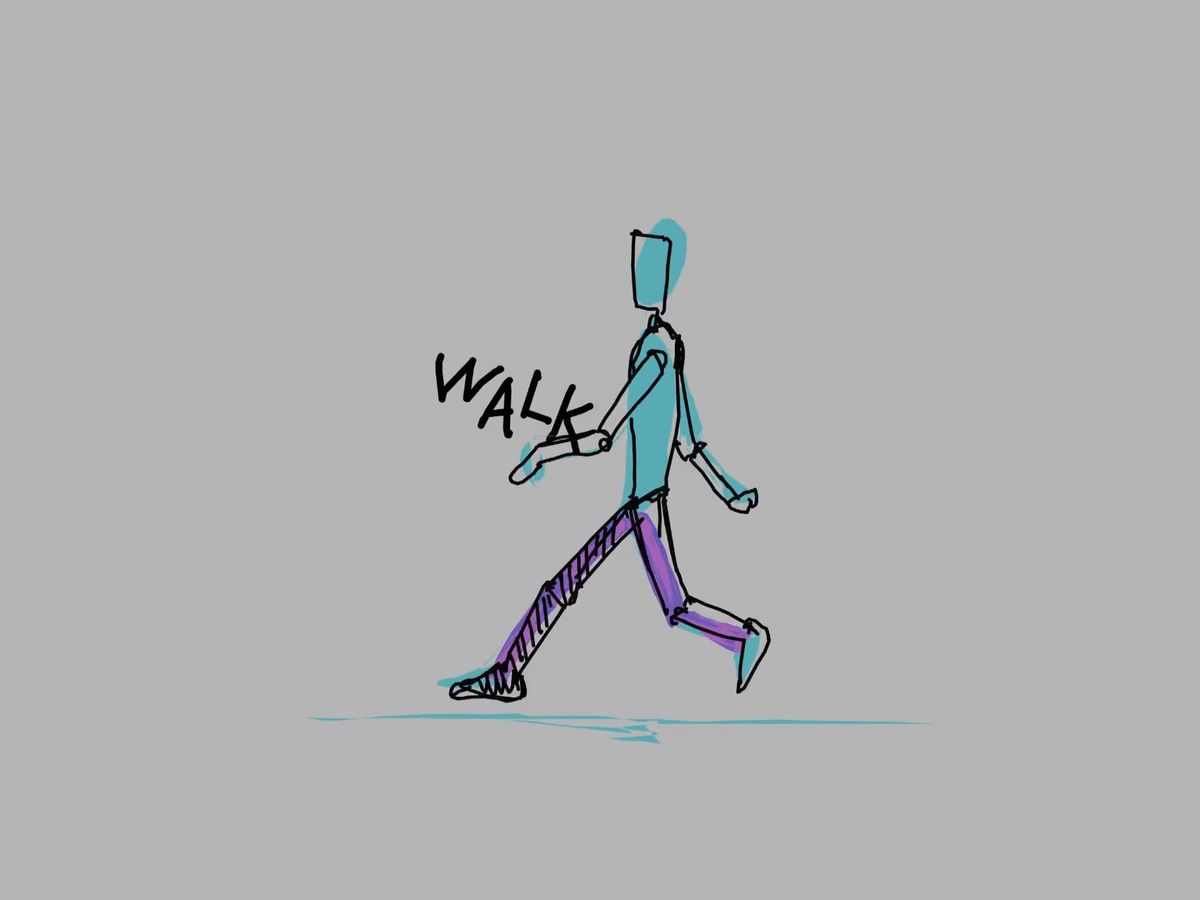 Digital Animation of a Human Figure Doing a Backflip Free Stock Video ...