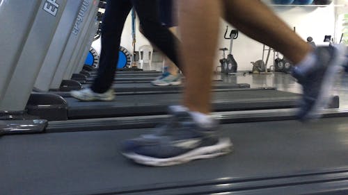 People Using Treadmill