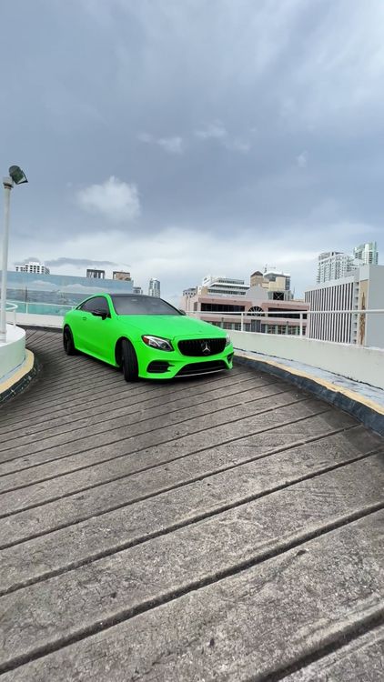 Mercedece In Ramp A Green Mercedes Benz Driving on a Parking Garage Ramp Free Stock Video ...
