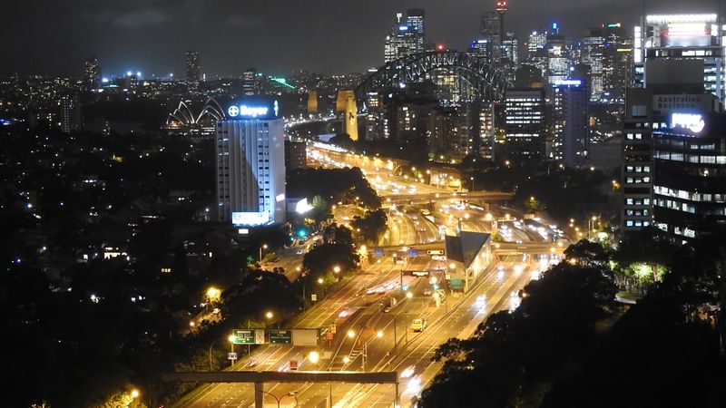 Time Lapse of city Traffic at Night Free Stock Video Footage, Royalty ...