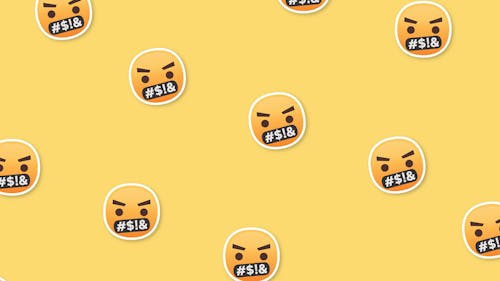 A Dynamic Screensaver with Angry Emojis
