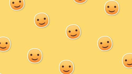 Digital Animation of Happy Face Emojis