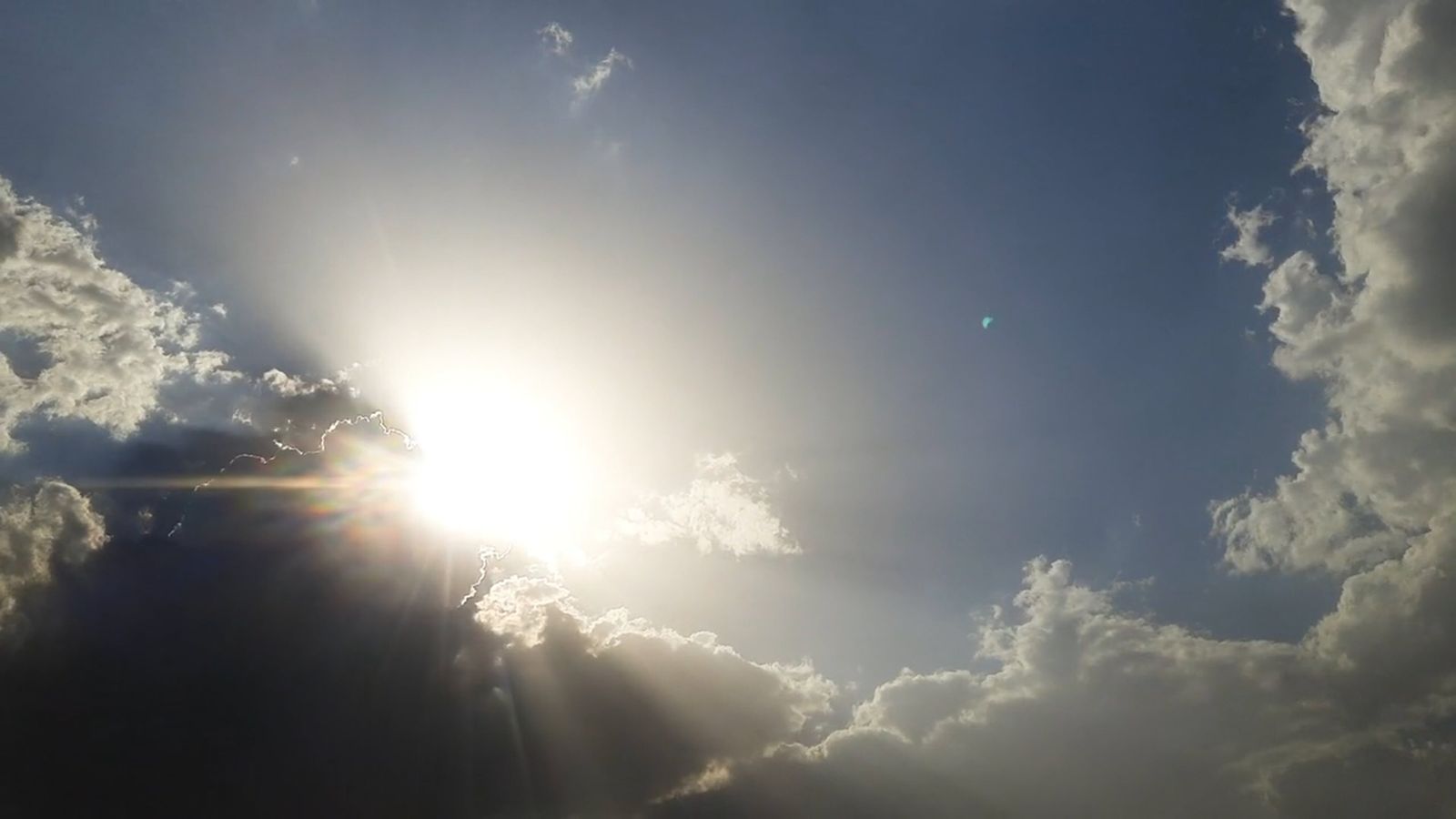 Time Lapse of the Sun Rising over the Clouds Free Stock Video Footage ...