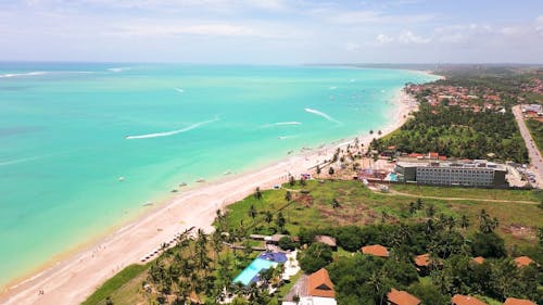 Vista aerea da praia