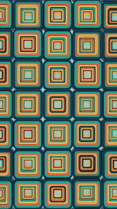 Digital Animation of a Geometric Pattern in Motion Free Stock Video ...