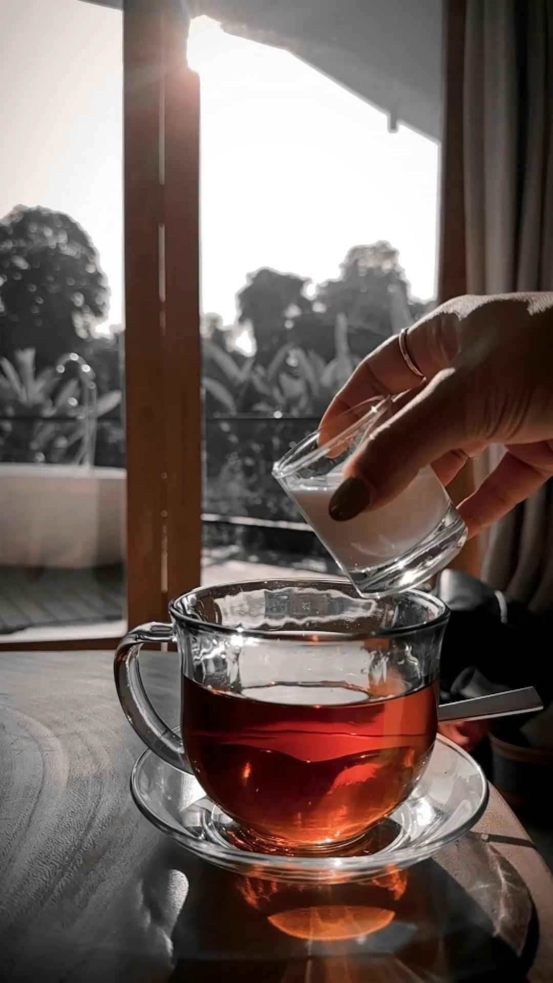 Adding milk to tea Free Stock Video Footage, Royalty-Free 4K & HD Video