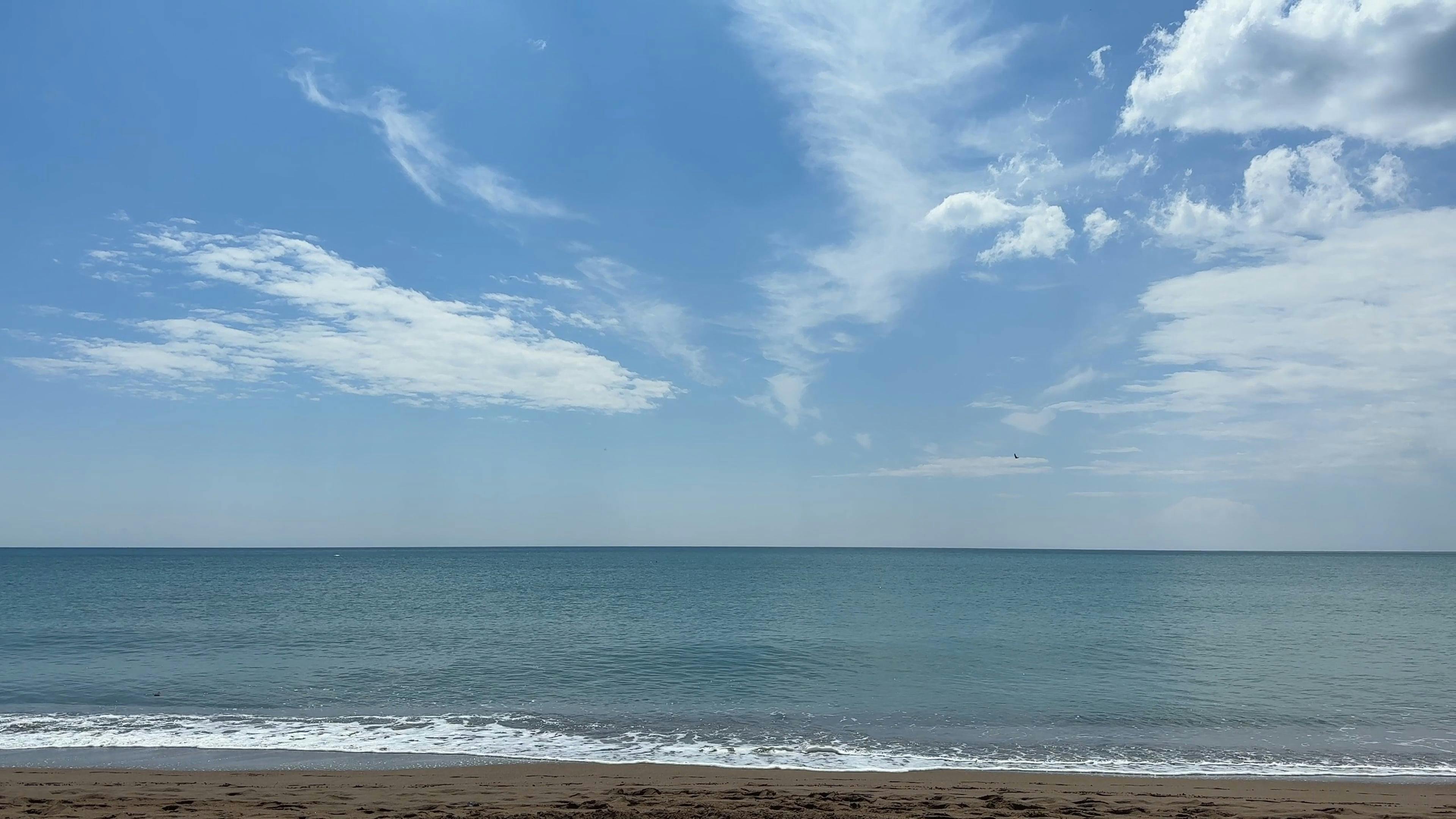 Lalez beach Durres Albania Free Stock Video Footage, Royalty-Free 4K