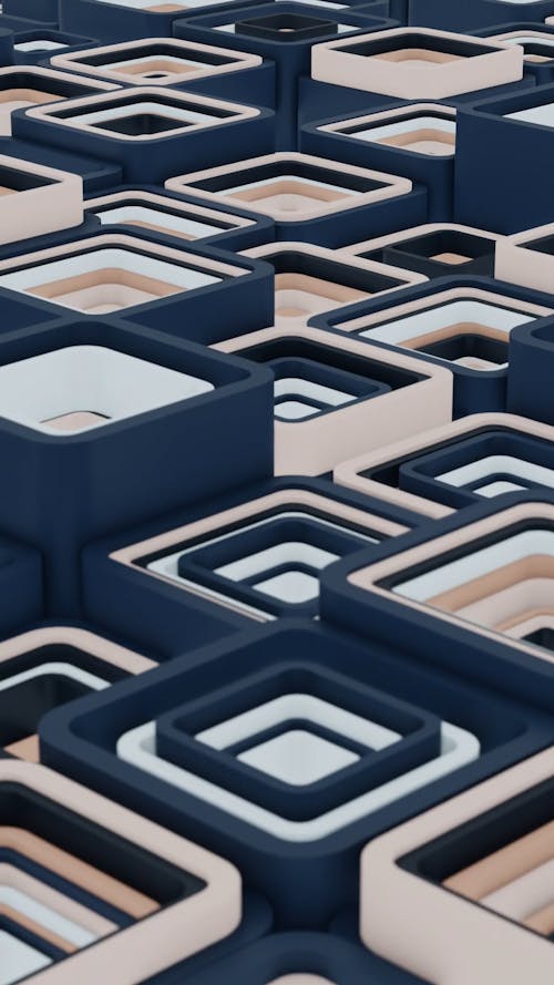 3D Animation of Square Tiles
