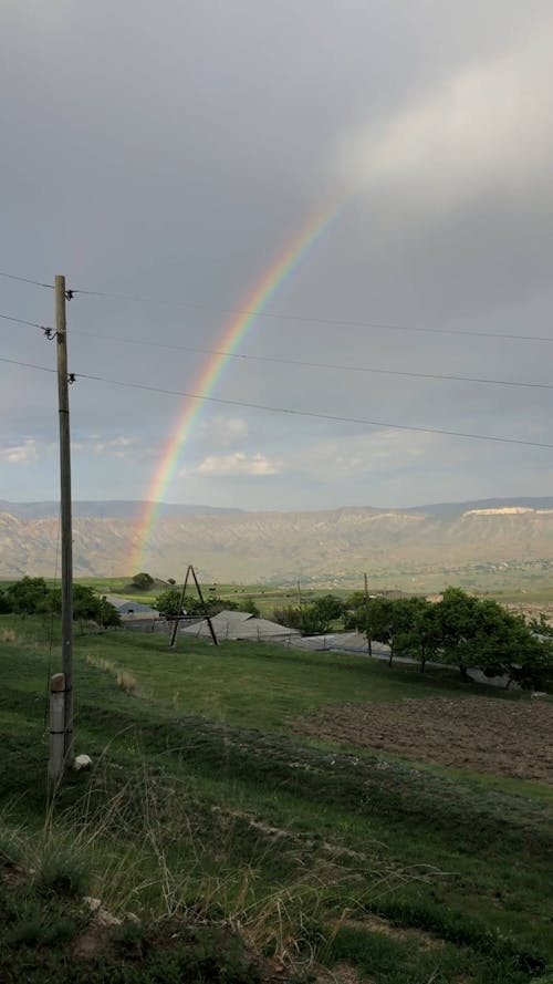 A Rainbow in the Countryside