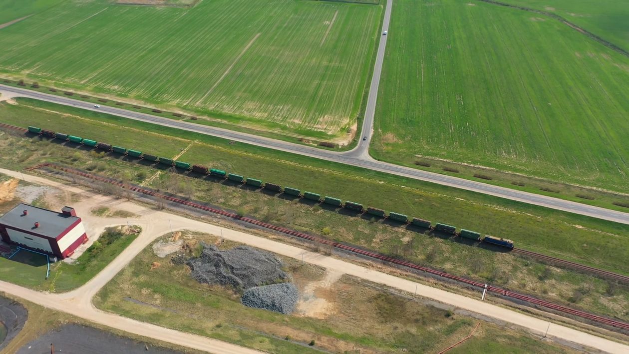 Train View Video An aerial view of a train on the tracks Free Stock Video Footage ...