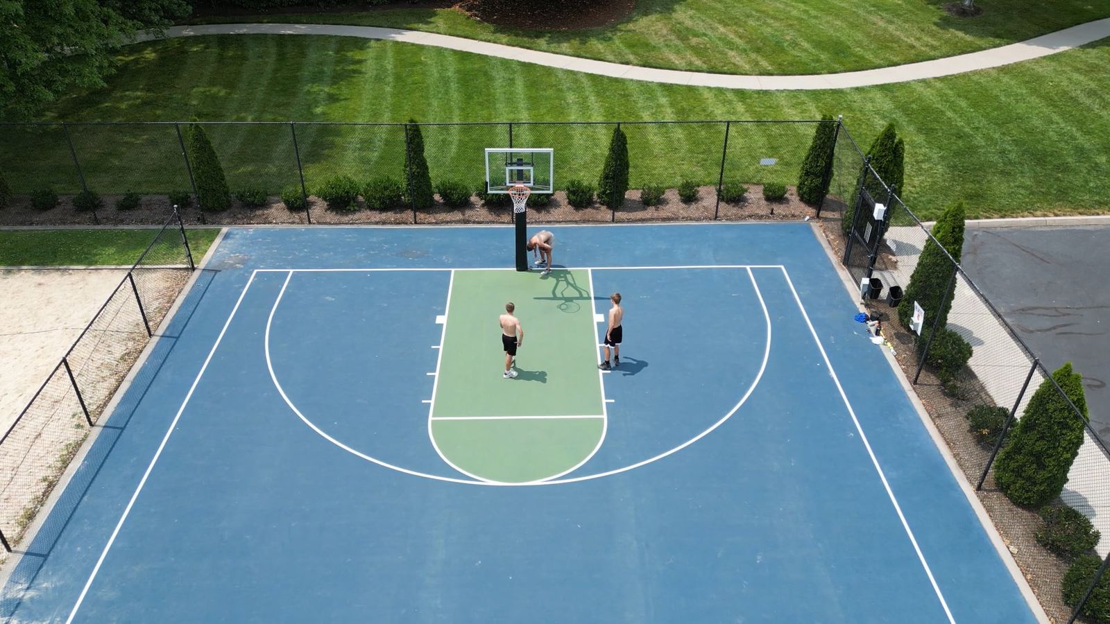 Drone Basketball Park Free Stock Video Footage, Royalty-Free 4K & HD ...