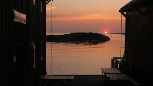 A Golden Sunset at Vega Archipelago, Norway