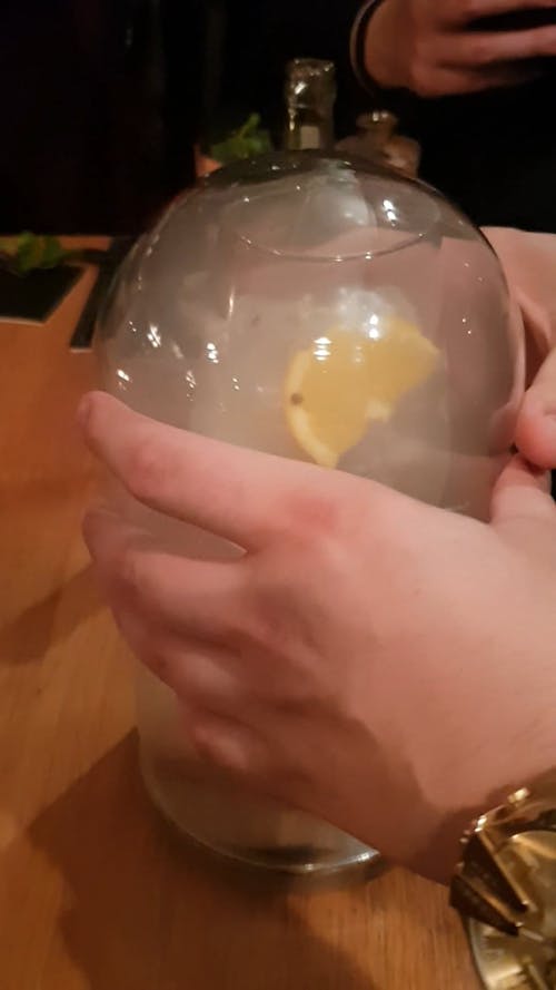 Cocktail Drink With Lemon Slice