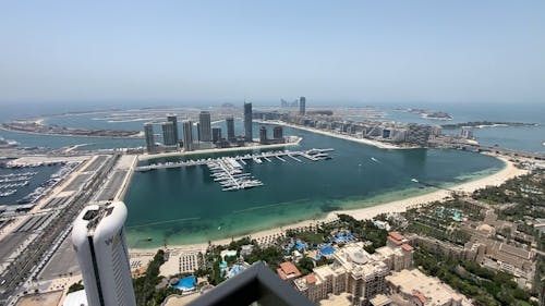 wide view of Palm Jumeirah