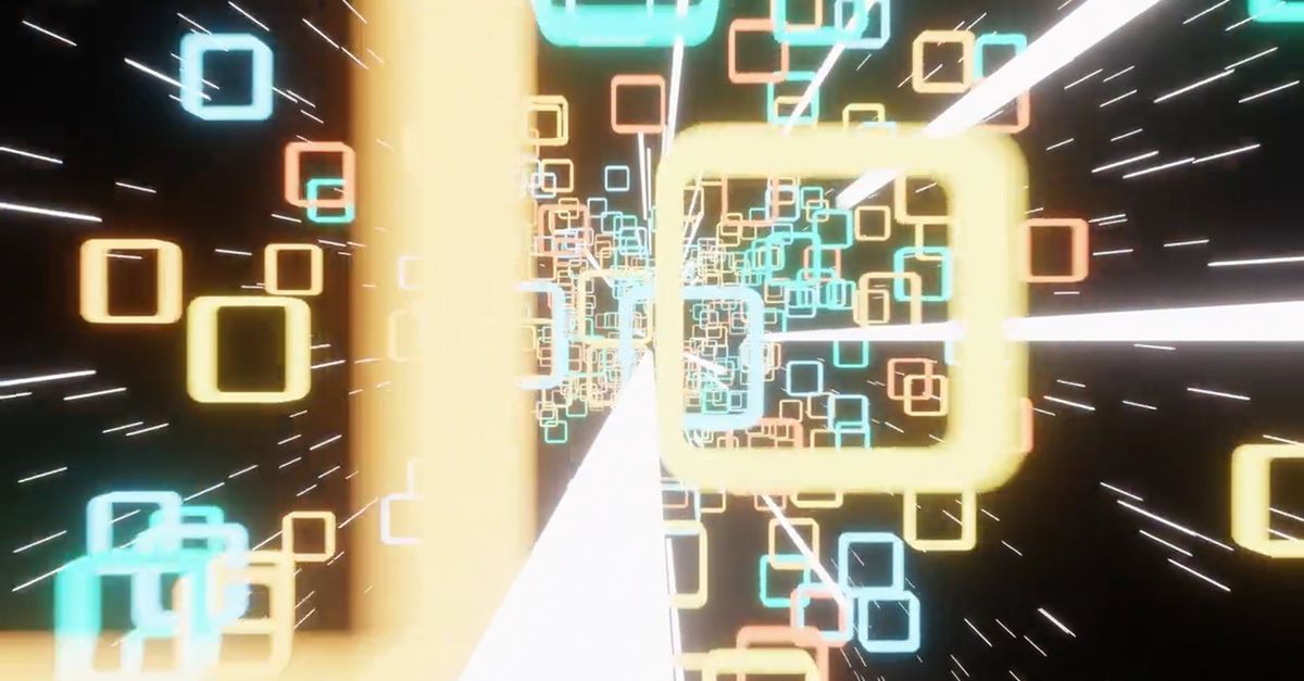 A computer generated image of a colorful background Free Stock Video ...