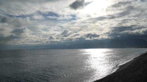 A Beautiful View Of The Sea At Dawn