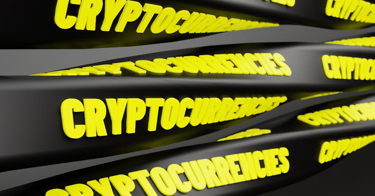 A black and yellow sign that says crypt currencies Free Stock Video ...