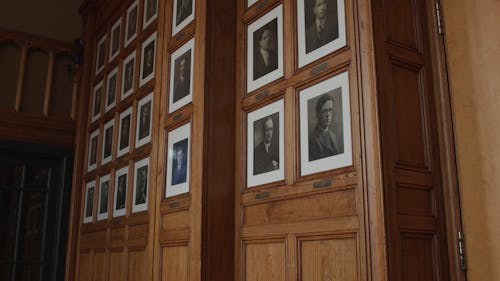 Wall of portraits 