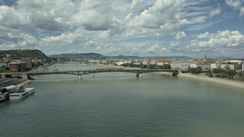 Buda and Pest, aerial view