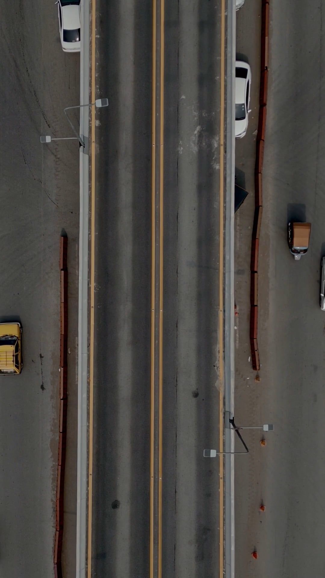 An aerial view of a highway with cars on it Free Stock Video Footage ...