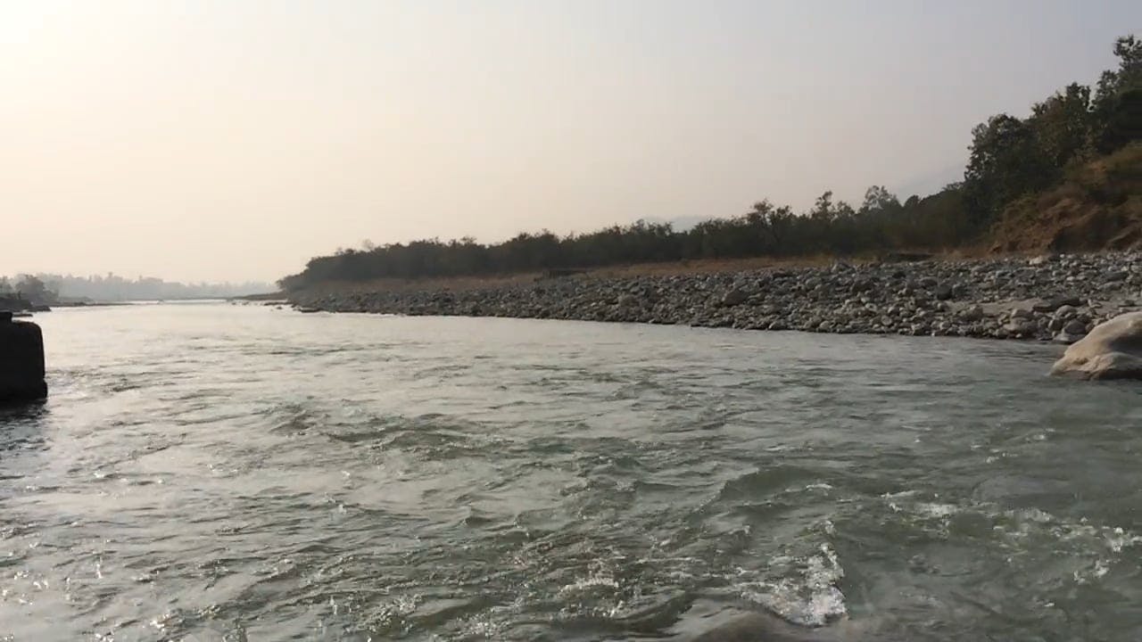 A Wide River With Strong Current · Free Stock Video