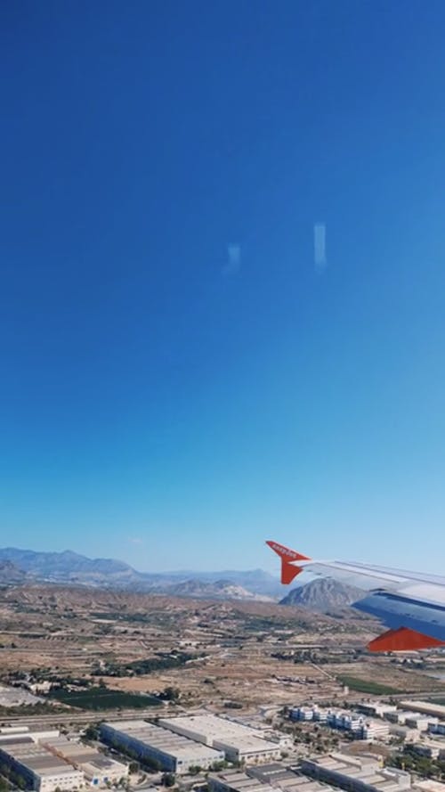 Landing at Alicante Airport 