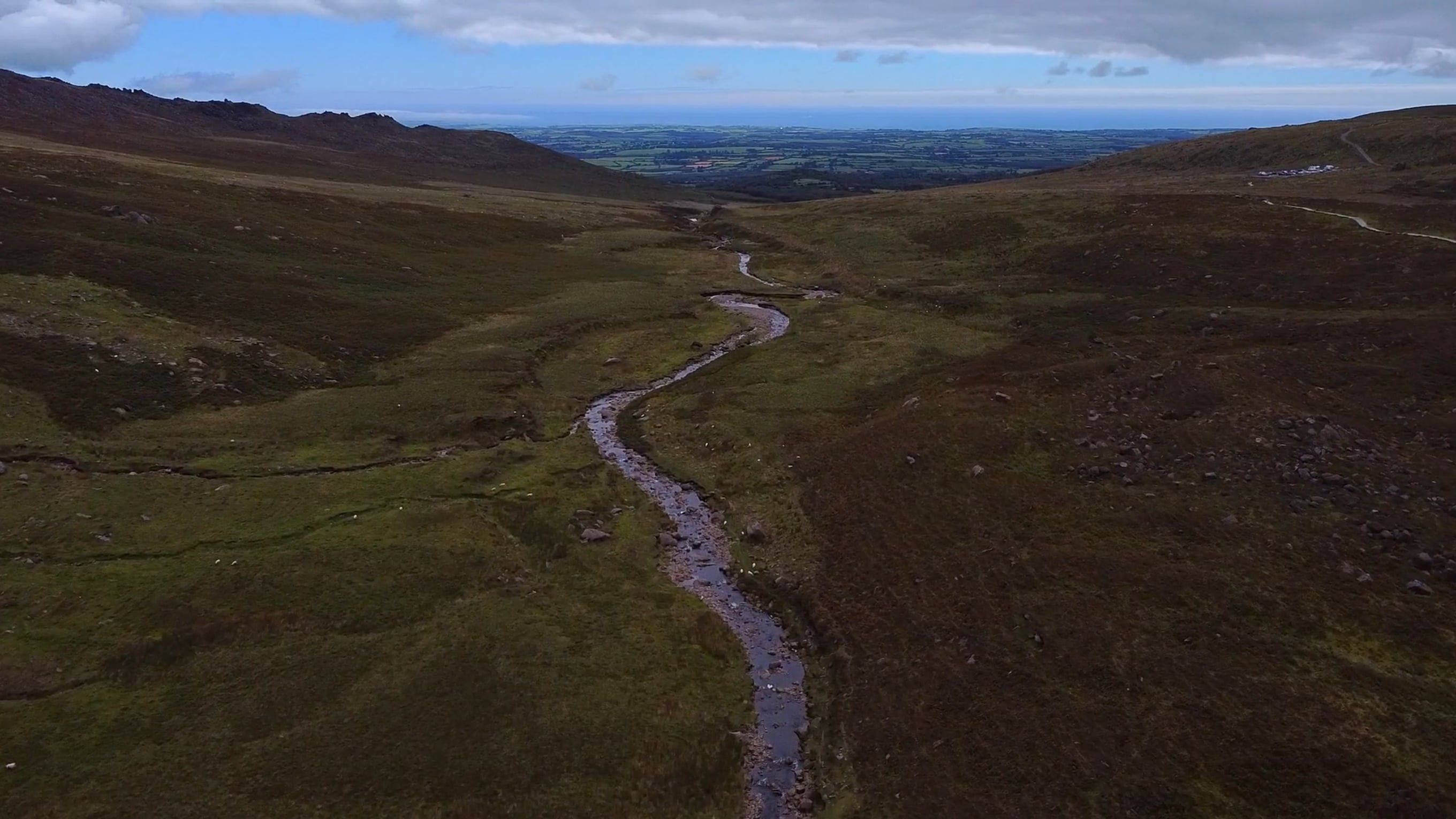 Above the landscape