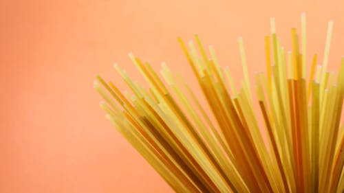 Close-Up View Of Spaghetti Noodles