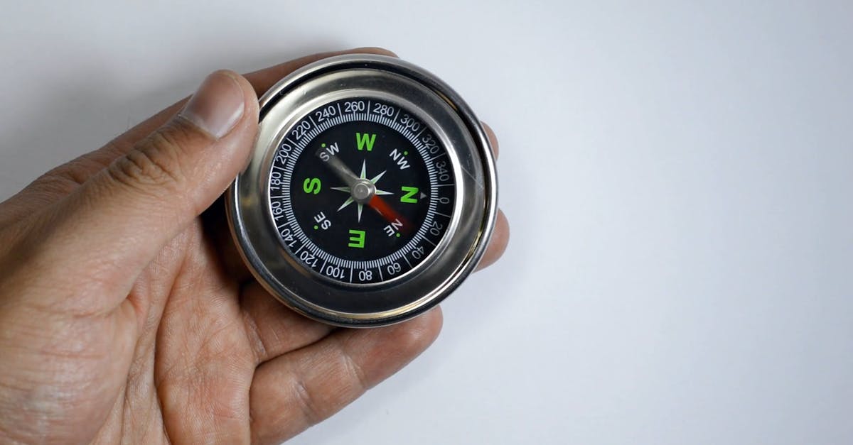 Person Holding A Compass · Free Stock Video