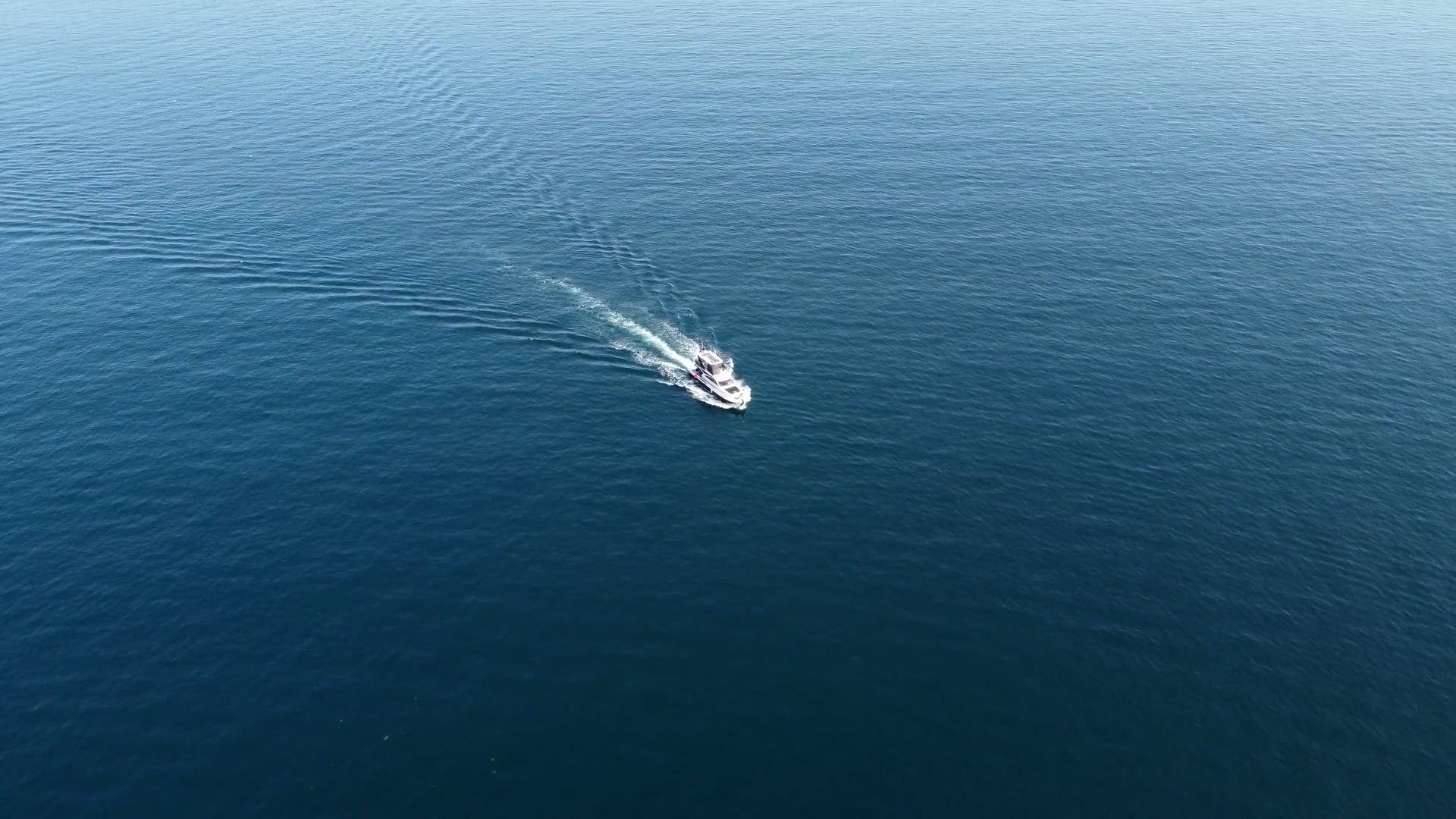 A boat in the sea, from a drone Free Stock Video Footage, Royalty-Free ...