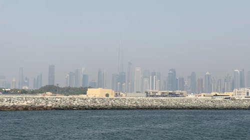 Dubai Skyline From Sea