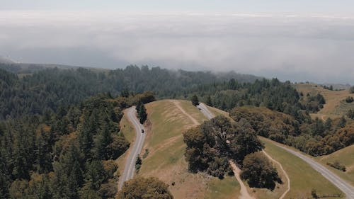 Cloudy Mountain Road