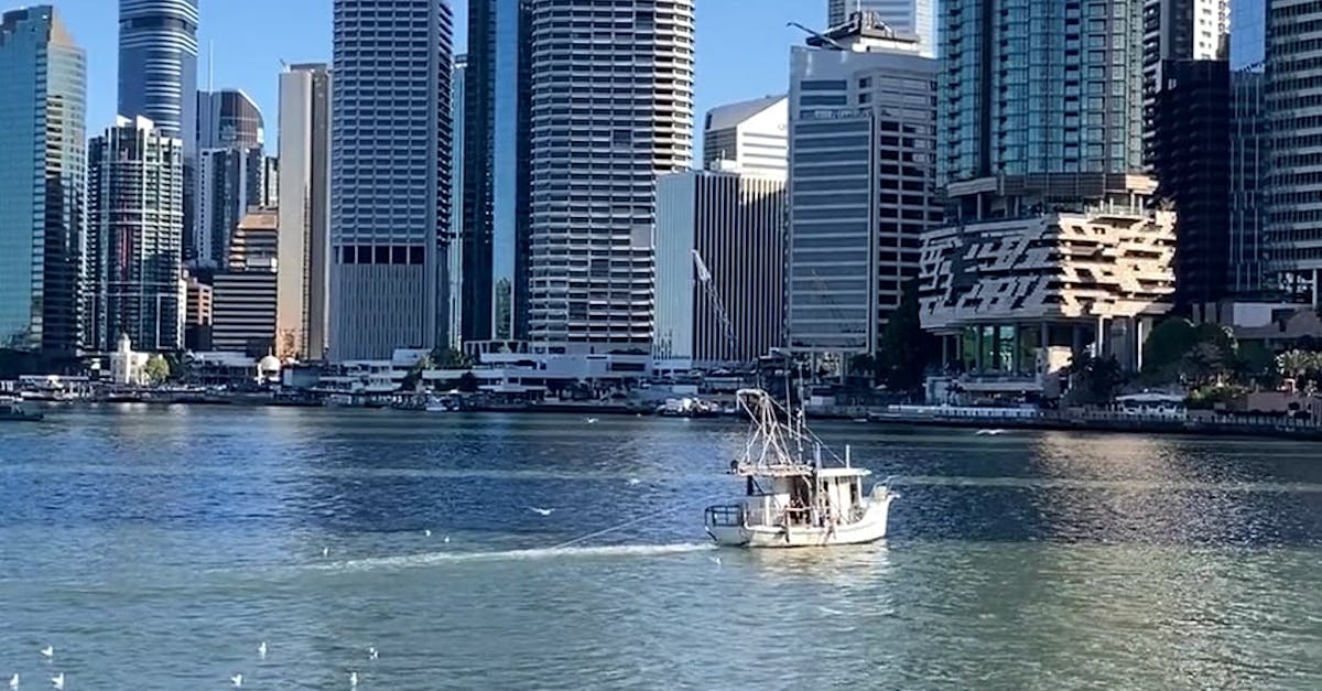 Brisbane river, Australia Free Stock Video Footage, RoyaltyFree 4K