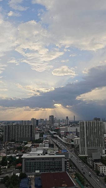 城市风景早上天空高清视频高清视频视频素材