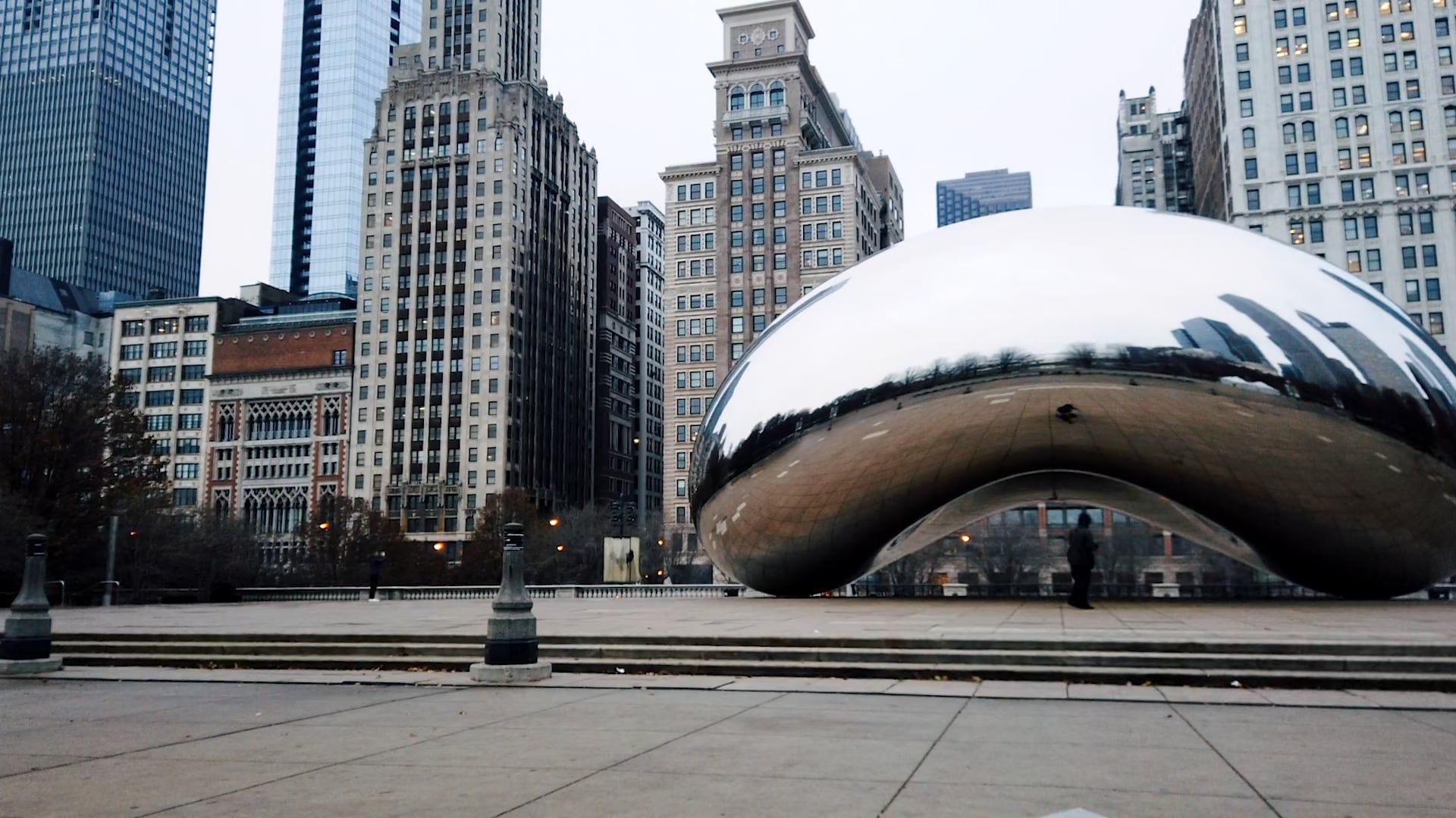 The Bean Chicago s Millennium Park Free Stock Video