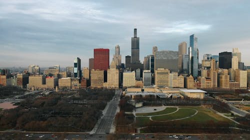 Panoramisch Uitzicht Op Een Stad